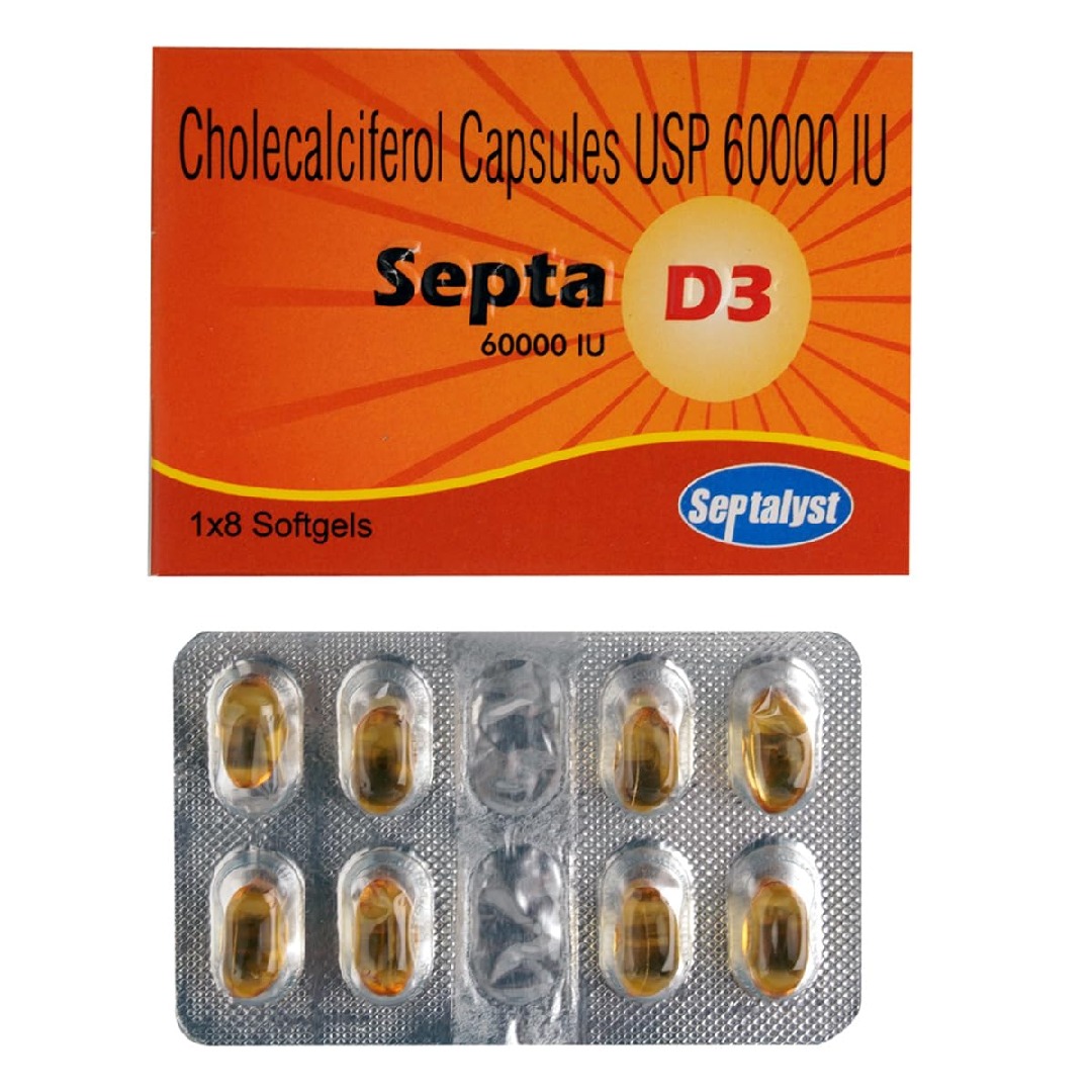 Septa D3 Soft Gelatin Capsule